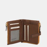 Cartera pequeña en nylon ámbar