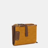 Cartera pequeña en nylon ámbar