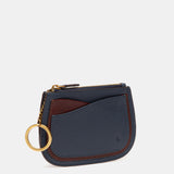 Borsa in pelle blu