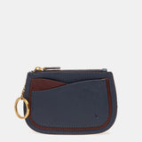 Borsa in pelle blu