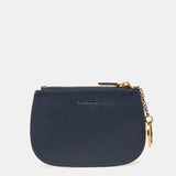 Borsa in pelle blu