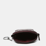 Burgundy leather wallet