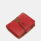 Cartera pequeña en piel roja