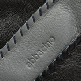 Leather wallet in blue tones