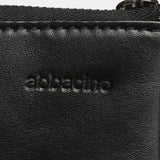 Small black leather wallet