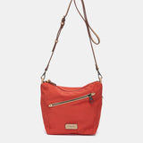 Organizador en tejido rojo