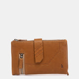 Cognac leather medium wallet