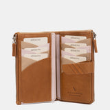 Cognac leather medium wallet