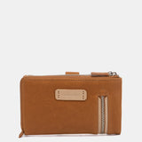 Cognac leather medium wallet