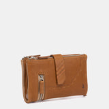Cognac leather medium wallet