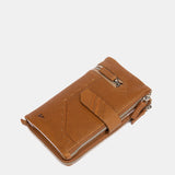 Cognac leather medium wallet