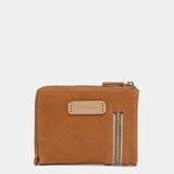 Cognac leather small wallet