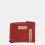 Kleines Portemonnaie aus rotem Leder