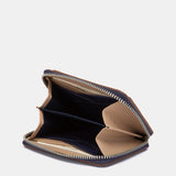 Kartenetui aus blauem Leder