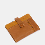 Cartera pequeña en piel cognac