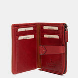 Cartera pequeña en piel roja