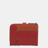 Cartera pequeña en piel roja
