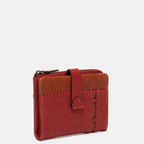 Cartera pequeña en piel roja