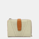 Cartera pequeña de piel verde