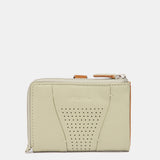 Cartera pequeña de piel verde