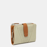 Cartera pequeña de piel verde