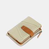 Cartera pequeña de piel verde