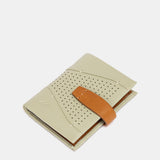 Green leather card holder