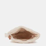 Strandtasche aus beigefarbener Baumwolle