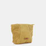 Strandtasche aus bernsteinfarbener Baumwolle