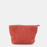 Strandtasche aus orangefarbener Baumwolle