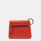 Cartera pequeña en piel roja