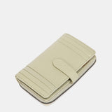 Cartera mediana de piel verde