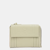 Cartera pequeña de piel verde