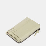 Cartera pequeña de piel verde