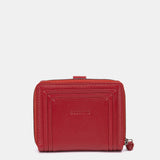 Cartera pequeña de piel roja