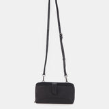 Black leather large wallet