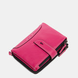 Kleine Geldbörse aus fuchsiafarbenem Leder