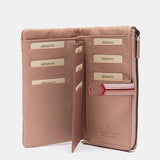 Cartera grande en piel roja