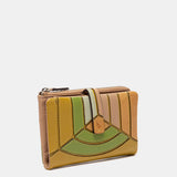 Portafoglio in pelle verde medio