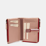 Cartera pequeña en piel roja