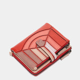 Cartera pequeña en piel roja