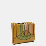 Cartera pequeña en piel verde