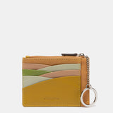 Kartenetui aus grünem Leder