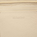 Beigefarbene Handytasche aus Leder