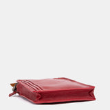 Rote Handytasche aus Leder