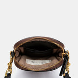 Padded brown phone bag.