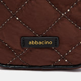 Padded brown phone bag.