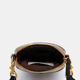 Bolso para móvil acolchado taupe