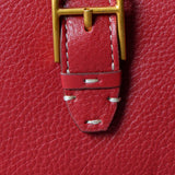 Cartera grande de mujer en piel roja
