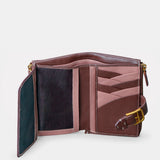 Cartera mediana de mujer en piel marrón